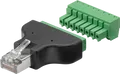 Produktbild: GOOBAY 76736 - Terminal Block 8-pin > RJ45-Stecker (8P8C)