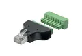 Produktbild: Goobay Netzwerkstecker GOOBAY Terminal Block 76736, 8-pin auf RJ45-Stecker (8P8C)