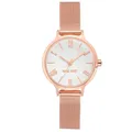 Produktbild: Damen Armbanduhr Nine West Mesh Armband Roségold Modell-Nr. 12345