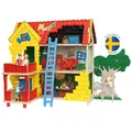 Produktbild: Puppenhaus Bausatz aus Holz – 2stöckiges Miniatur Haus – Spielzeug für Mädche...