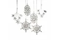 Produktbild: Mirabeau Christbaumschmuck Weihnachtsschmuck 6er Set Allegan silber, none