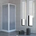 Produktbild: Duschkabine Acquario 80x80 cm mit 2 Türen, Mittelöffnung