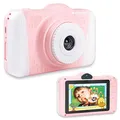 Produktbild: AGFAPHOTO Kinderkamera Realikids Cam 2 Digitalkamera für Kinder mit SD-Kartenslot für bis zu 32GB | 3,5'' LCD-Bildschirm | Lithium-Akku und ergonomisches Design | Kamera für Kinder Rosa