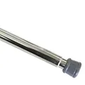 Produktbild: Gardinia Spannstange, Metall-Stange, Ausziehbar, Montage ohne Schrauben und Bohren, Durchmesser 23/26 mm, Länge 80-130 cm, Nickel-Optik, 3554