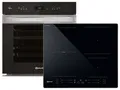 Produktbild: Bauknecht BAKOAirFry Set Pyrolyse Backofen BIK5S DP8F2 ES + Induktionskochfeld BS 5860F CPAL