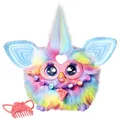 Produktbild: Furby Tie Dye Interaktives Plüschtier – Spricht Deutsch & Furbisch, reagiert auf Stimme, tanzt & leuchtet – 5 Spielmodi, 600+ Reaktionen, Zubehör – Elektronisches Spielzeug für Kinder ab 6 Jahren