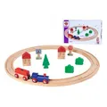 Produktbild: Eichhorn Spielzeugeisenbahn 100006200 Bahn, Kreis, aus Holz, mit Lok und Zubehör, 20 Teile