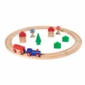 Produktbild: Eichhorn Bahn Kreis 20-tlg. Eisenbahn Holzeisenbahn Log Zug Spielzeug Holz