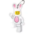 Produktbild: LEGO Iconic Bunny Suit Guy Schlüsselanhänger Taschenlampe Spielzeuge Geschenke für Kinder - 76 mm große Figur (KE73H) - 2 CR2025 Batterien enthalten