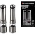 Produktbild: Russell Hobbs - Classics - Elektrische Pfeffer- Und Salzmühlen (keramikmahlwerk, Edelstahl, Silbergrau) -nr. 23460-56