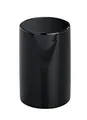 Produktbild: WENKO Zahnputzbecher Polaris, hochwertiger Zahnbürstenhalter für Zahnbürste und Zahnpasta aus edler Keramik, Ø 7,5 x 11,2 cm, Schwarz