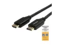 Produktbild: StarTech.com 3m HDMI 2.0 Kabel mit Riegel - 4K 60Hz Premium zertifiziertes High Speed HDMI Kabel mit Ethernet - HDR10, 18 Gbit/s - HDMI Monitorkabel - St/St - Schwarz (HDMM3MLP)