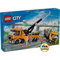 Produktbild: LEGO® City 60467 – Schwerlast-Abschleppwagen mit Kran – EOL Juli 2026 – NEU
