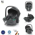 Produktbild: 4Baby Neo i-Size Kindersitz Gruppe 0+ für Neugeborene bis 13 kg (0–15 Monate), Babyschale, RWF, leicht, höhenverstellbar, ECE R129, Graphit - Grau