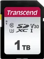 Produktbild: Transcend 300S - Flash-Speicherkarte - 1TB - Video Class V30 / UHS-I U3 / Class10 - SDXC UHS-I (TS1TSDC300S)