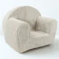 Produktbild: Mini-Kindersessel - Kindersessel aus Cord in Beige abnehmbarer waschbarer Bezug Kuschelcouch für Kinder Cordsessel - Beige