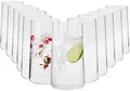 Produktbild: Krosno Wassergläser Longdrinkgläser Trinkgläser | Set von 12 | 540 ML | Avant-Garde Kollektion | Perfekt für zu Hause, Restaurants und Partys | Spülmaschinenfest