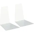 Produktbild: Alco Buchstütze 4304-10, keilförmig, weiß, 12 x 14cm, aus Metall, 2 Stützen, 2 Stück