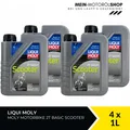 Produktbild: Liqui Moly Motorbike 2T Basic Scooter JASO Motorrad Motoröl 4x1 Liter = 4 Liter