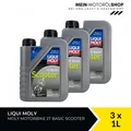 Produktbild: Liqui Moly Motorbike 2T Basic Scooter JASO Motorrad Motoröl 3x1 Liter = 3 Liter