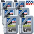 Produktbild: 6x Liqui Moly 1619 Motorbike 2T Basic Scooter Motoröl Roller mineralisch 1L