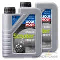 Produktbild: 2x 1 L LIQUI MOLY MOTORBIKE 2T BASIC SCOOTER STREET MOTOR-ÖL MOTOREN-ÖL 50042101