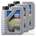 Produktbild: 3x 1 L LIQUI MOLY MOTORBIKE 2T BASIC SCOOTER STREET MOTOR-ÖL MOTOREN-ÖL 50042104