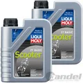 Produktbild: 2x1L LIQUI MOLY MOTORÖL SCOOTER STREET 2TAKT BASIC passend für API TC JASO FB