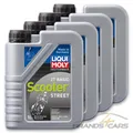 Produktbild: 4x 1 L LIQUI MOLY MOTORBIKE 2T BASIC SCOOTER STREET MOTOR-ÖL MOTOREN-ÖL 50042106