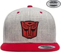 Produktbild: Transformers Autobots 3D Patch Premium Snapback Cap HeathergreyRed