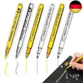 Produktbild: Gold Silber Metallic Stifte Marker 6 Stück Goldstift Silberstift Metallic Dünn &