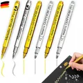 Produktbild: Gold Silber Metallic Stifte Marker 6 Stück Goldstift Silberstift Metallic Dünn &