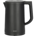 Produktbild: Severin Wasserkocher WK 3483 Edelstahl 1,7, Schwarz Matt