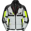 Produktbild: Spidi Crossmaster Motorrad Textiljacke, weiss-gelb, Größe L für Männer