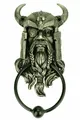 Produktbild: Türklopfer Odin mit Metallring gemanischer Gott  Figur Türklopfer 24 cm Tür Odin