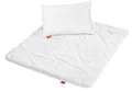 Produktbild: sleepling Kinderbettdecke 100x135 cm und Kinderkopfkissen 40x60 cm, Kinderbetten Set, medium Ganzjahresdecke 100 x 135 cm und Kopfkissen 40 x 60 cm, Bettdecke, Kinderdecke, Made in EU, Oeko-TEX