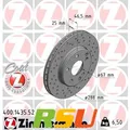 Produktbild: 2x Zimmermann Bremsscheibe SPORT Z 400.1435.52 Höhe 46 mm Lochkreis 112 mm