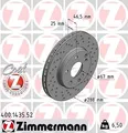 Produktbild: 2x ZIMMERMANN 400.1435.52 Bremsscheibe für MERCEDES-BENZ