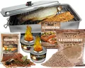 Produktbild: Angel Berger Edelstahl Tischräucherofen mit Brennpaste Räucherofen Smoker