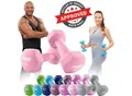 Produktbild: Miweba Sports Gymnastikhanteln 2er-Set NKH100, bodenschonend, 0,5-10 kg, Anti-Rutsch-Oberfläche (Rosa, 2x 5,0 Kg)