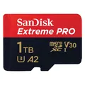 Produktbild: SANDISK Extreme PRO UHS-I V30 (1000 GB, microSDXC, U3, UHS-I) (SDSQXCD-1T00-GN6MA)