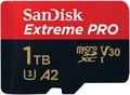 Produktbild: SanDisk Extreme PRO R200/W140 microSDXC 1TB Kit UHS-I U3 A2 Class 10 - SDSQXCD-1T00-GN6MA