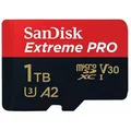 Produktbild: SANDISK Extreme PRO R200/W140 microSDXC   1TB Kit, UHS-I U3, A2, Class 10