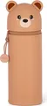 Produktbild: Legami Kawaii 2-in-1 Silicone Pencil Case Teddy Bear, Federmäppchen, Mäppchen, Stiftehalter, Teddybär, KA0011