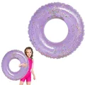 Produktbild: Schwimmring Aufblasbarer, Schwimmreifen mit Glitzer, Sommer Schwimming Ring f...