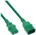 Produktbild: InLine - Spannungsversorgungs-Verlängerungskabel - power IEC 60320 C13 zu IEC 60320 C14 75cm - Grau (16507A)
