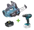 Produktbild: Makita 18V Set DUC122Z Akku-Kettensäge +DDF482Z Akku-Bohrschrauber +1x Akku 3Ah