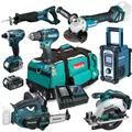 Produktbild: Makita DUC122Z Kettensäge 18V Li-Ion Akku Combo Kit Werkzeug Set