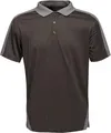 Produktbild: Regatta TRS174 | Herren Contrast Coolweave Polo - Farbe: Black/Seal Grey (Solid) - Größe: 3XL