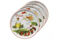 Produktbild: MamboCat Pizzateller 4er Set Pizzateller Napoli Pizzafoods rot 33cm - 04018#ZP2